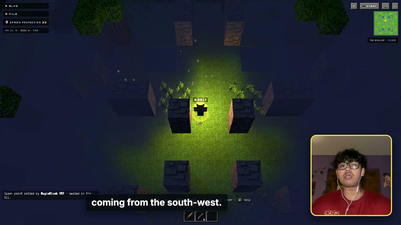 Finished demo: product footage, caption and face bubble